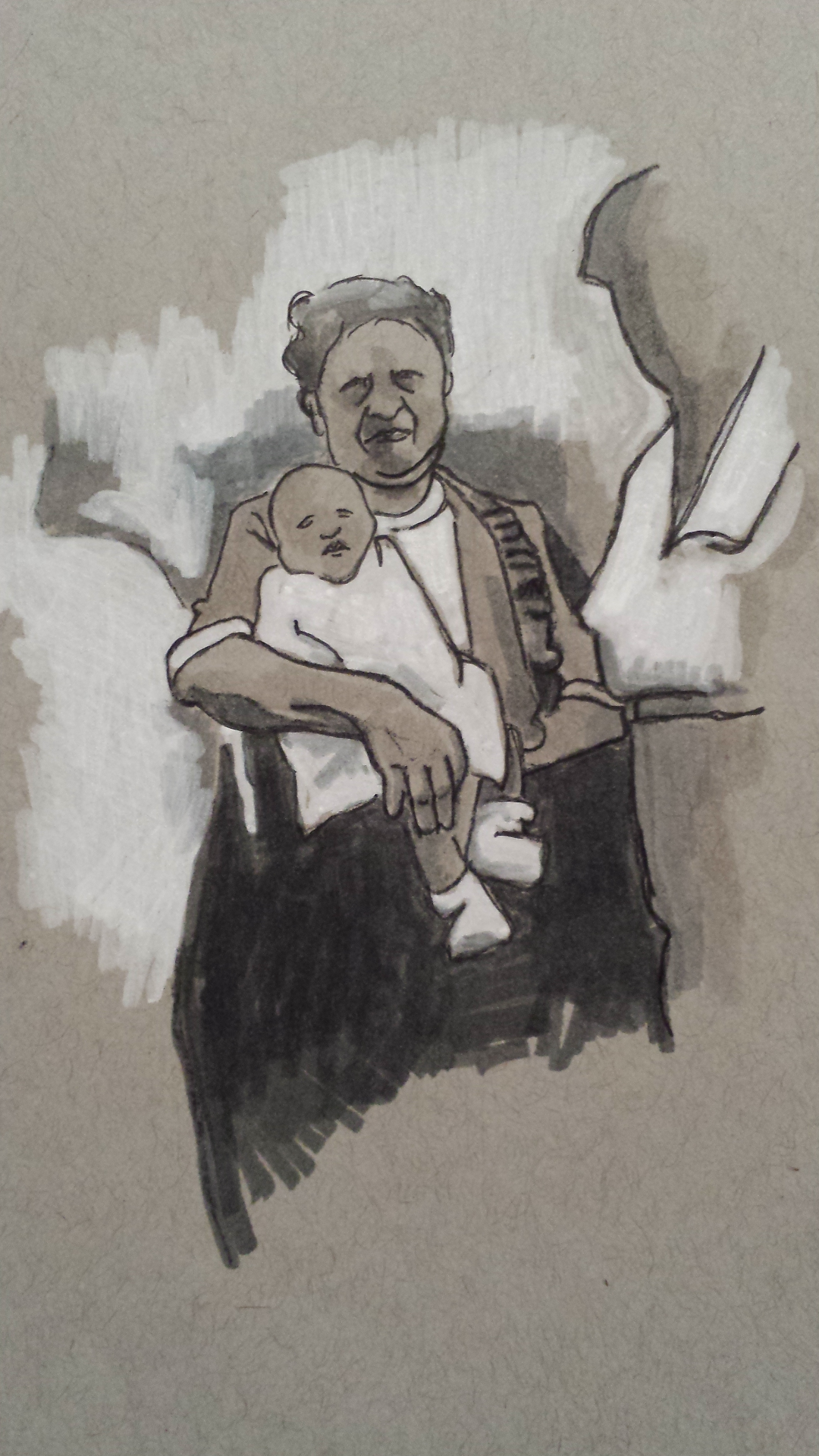 Woman and Infant