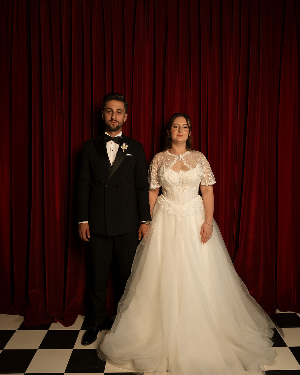 Edirne düğün fotoğrafçısının twinpeaks konseptinde çektiği düğün fotoğrafı