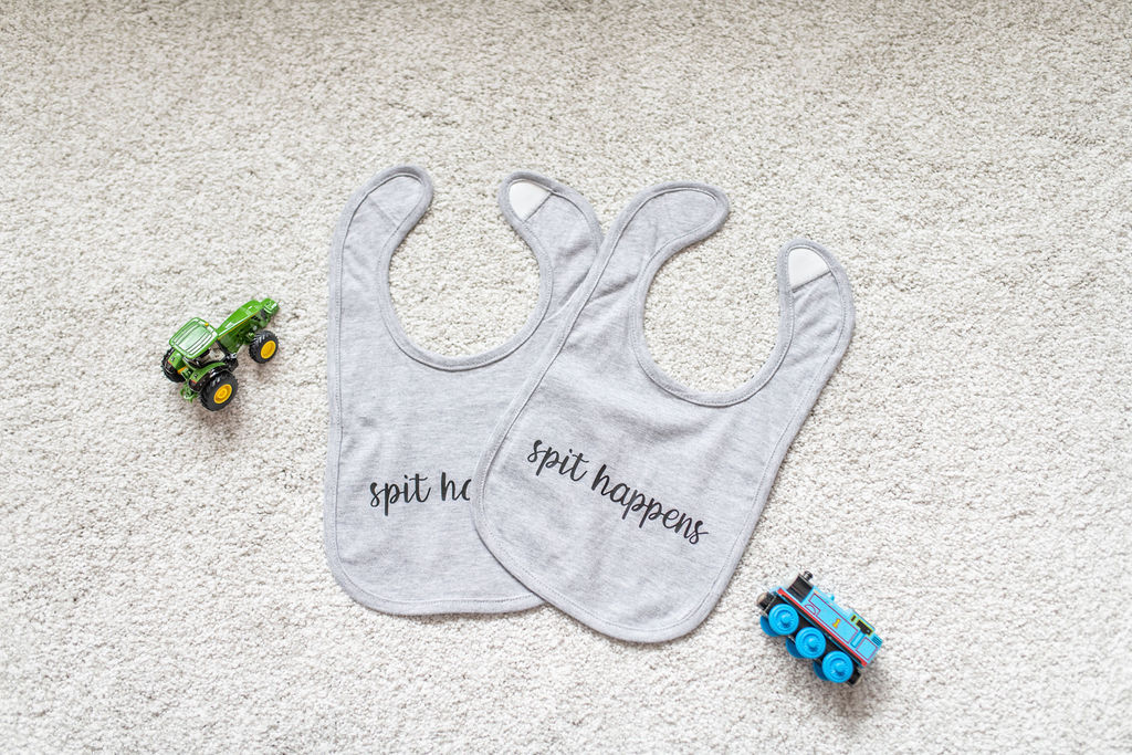 Spit Happens Bib - 2 pack