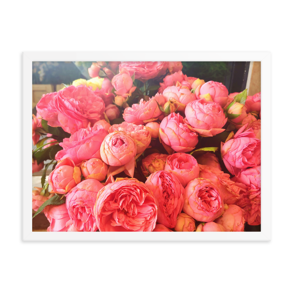 Stop and Smell Framed Poster