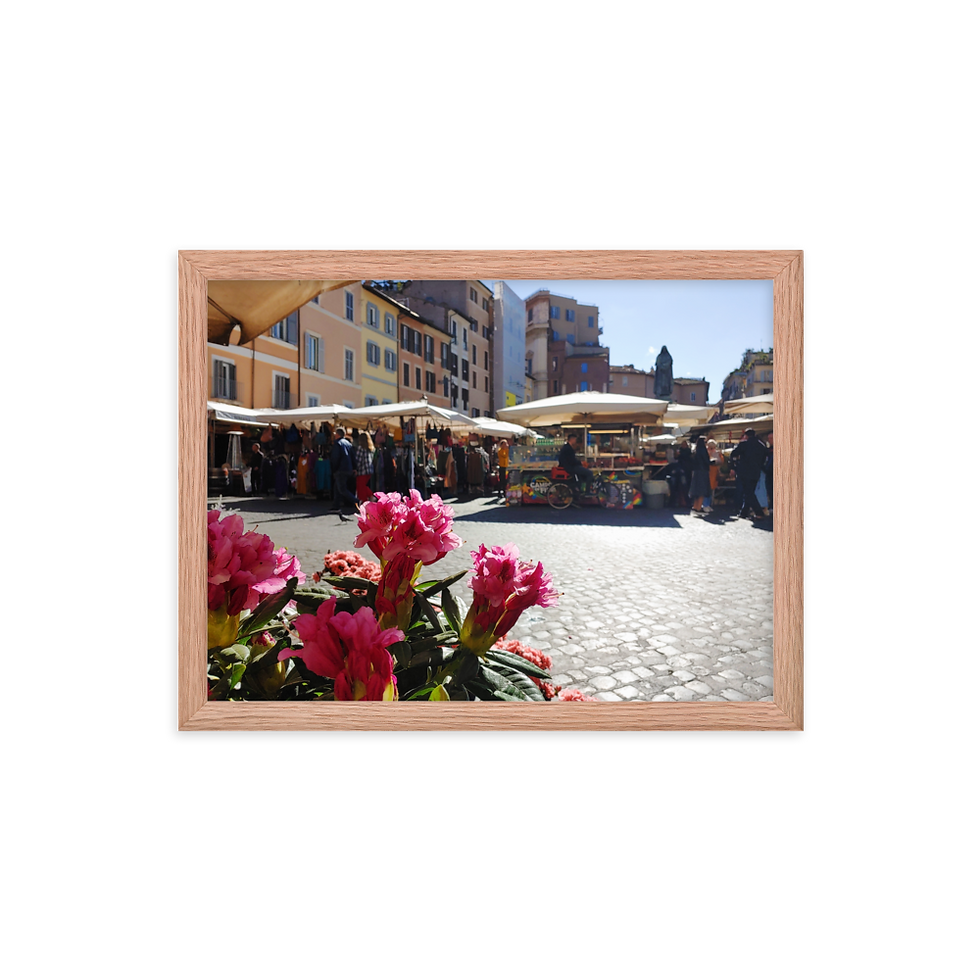 Thumbnail: The Call of Campo de Fiori Framed Poster