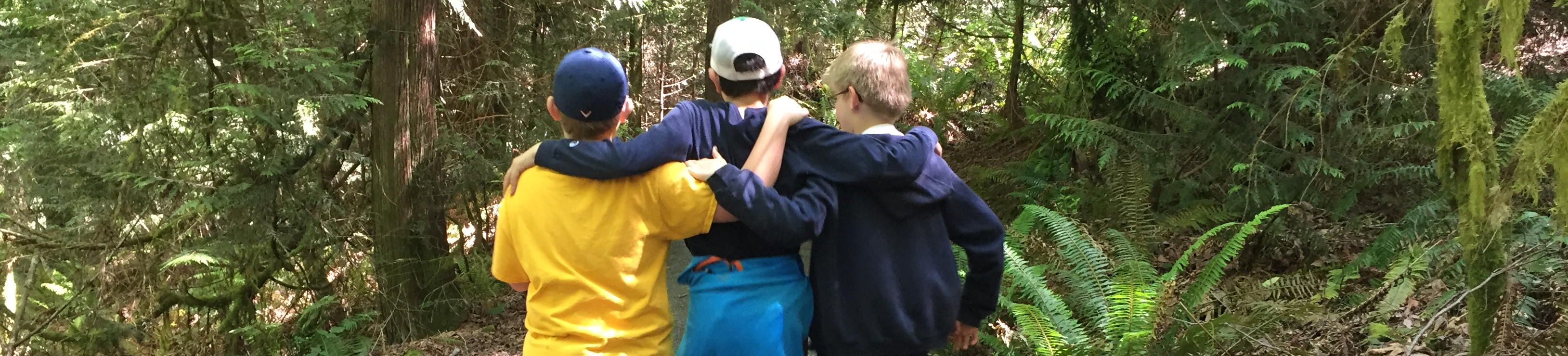 Boys walking