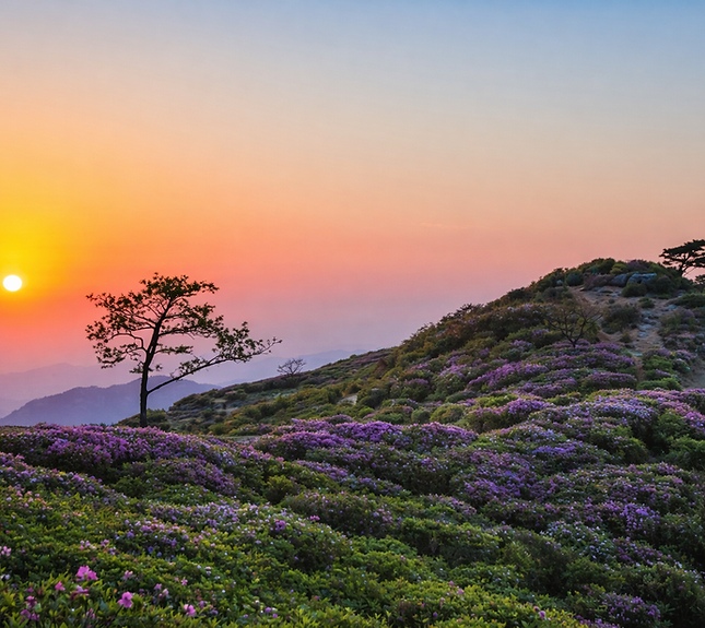 Lavender Meadow at Sunset.png