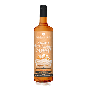 Belvive Sugar Free Caramel Barista Syrup - 1L