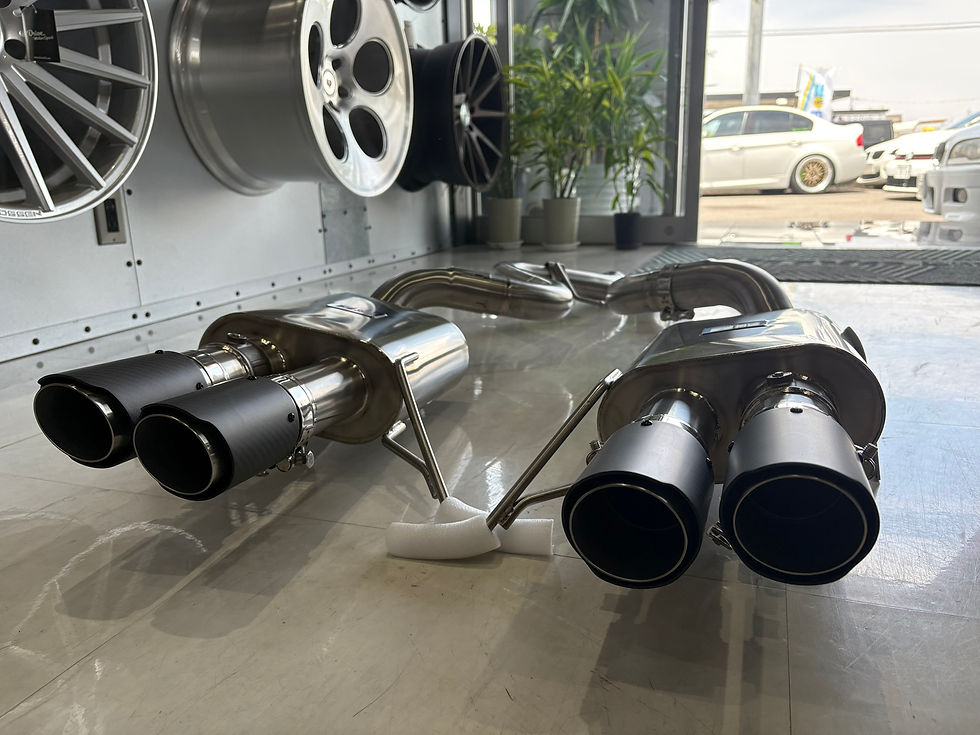 サムネイル： Titanium-S65-Dual X Flow System Rear-Ver.2｜E92/E90/E91 M3