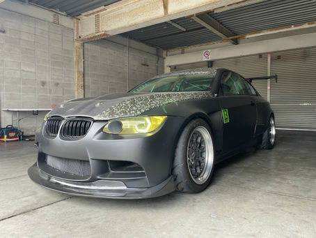 E92 M3｜MILLWAY偏心ピロ・ロールセンターを岡山国際でTEST