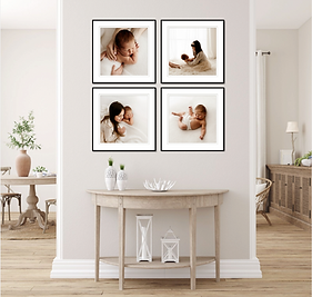 Full Bespoke Framing Service included in your Baby Photoshoot in Essex Studio