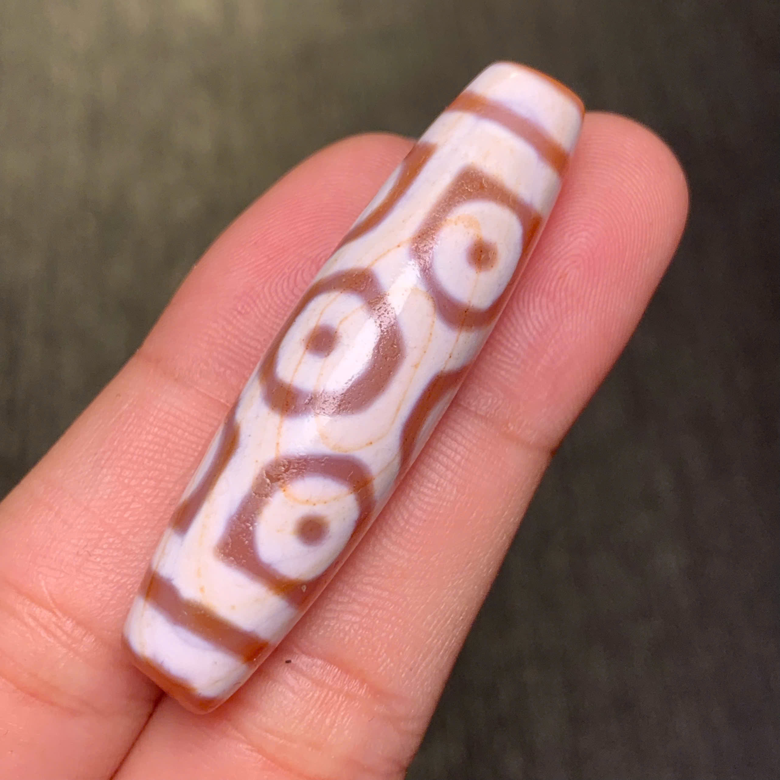 DZI 9 MẮT MAI RÙA motif lạ