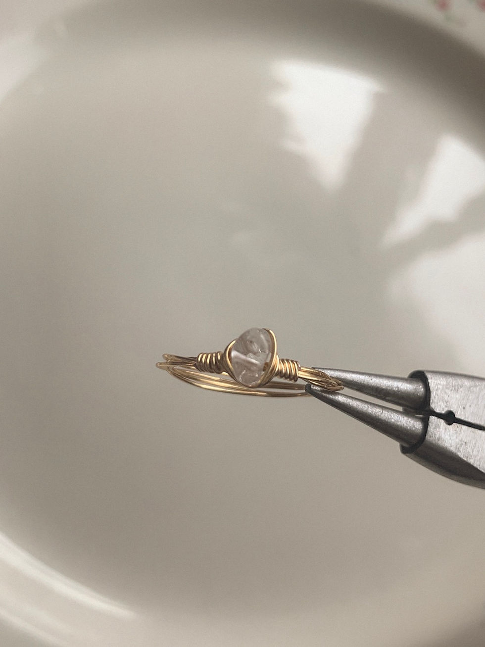 Thumbnail: *random* wired crystal rings 