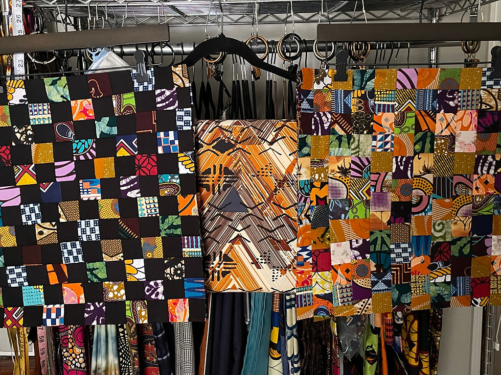 Thumbnail: Wallhanging -Black and Brilliant: Pieces of Us
