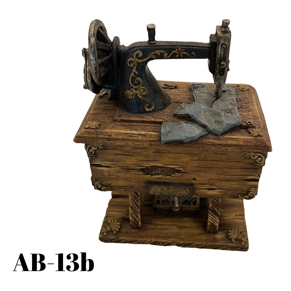 Thumbnail: AB-13  Sewing Machine Trinket Box