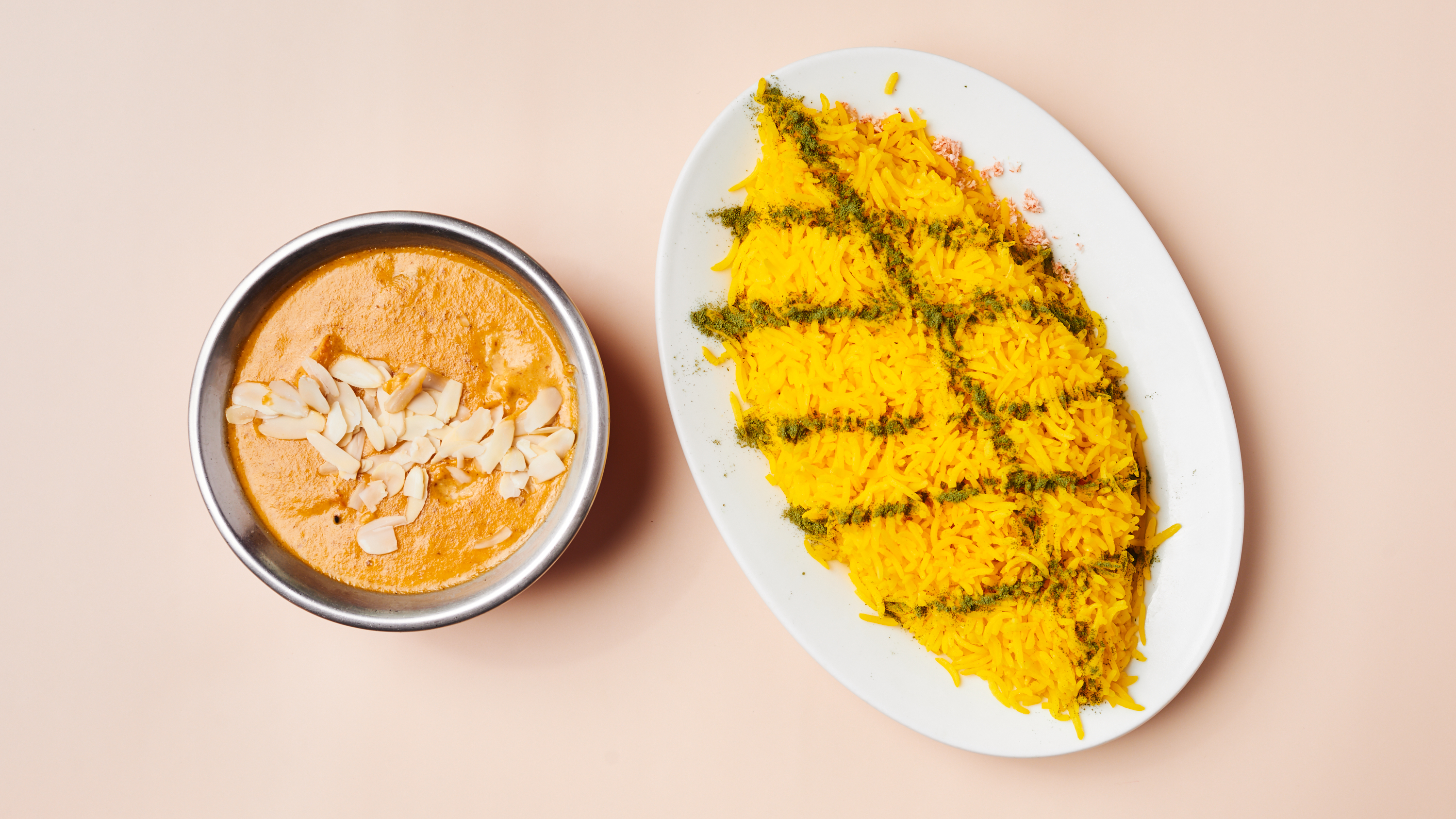 Arranged Food and Objects