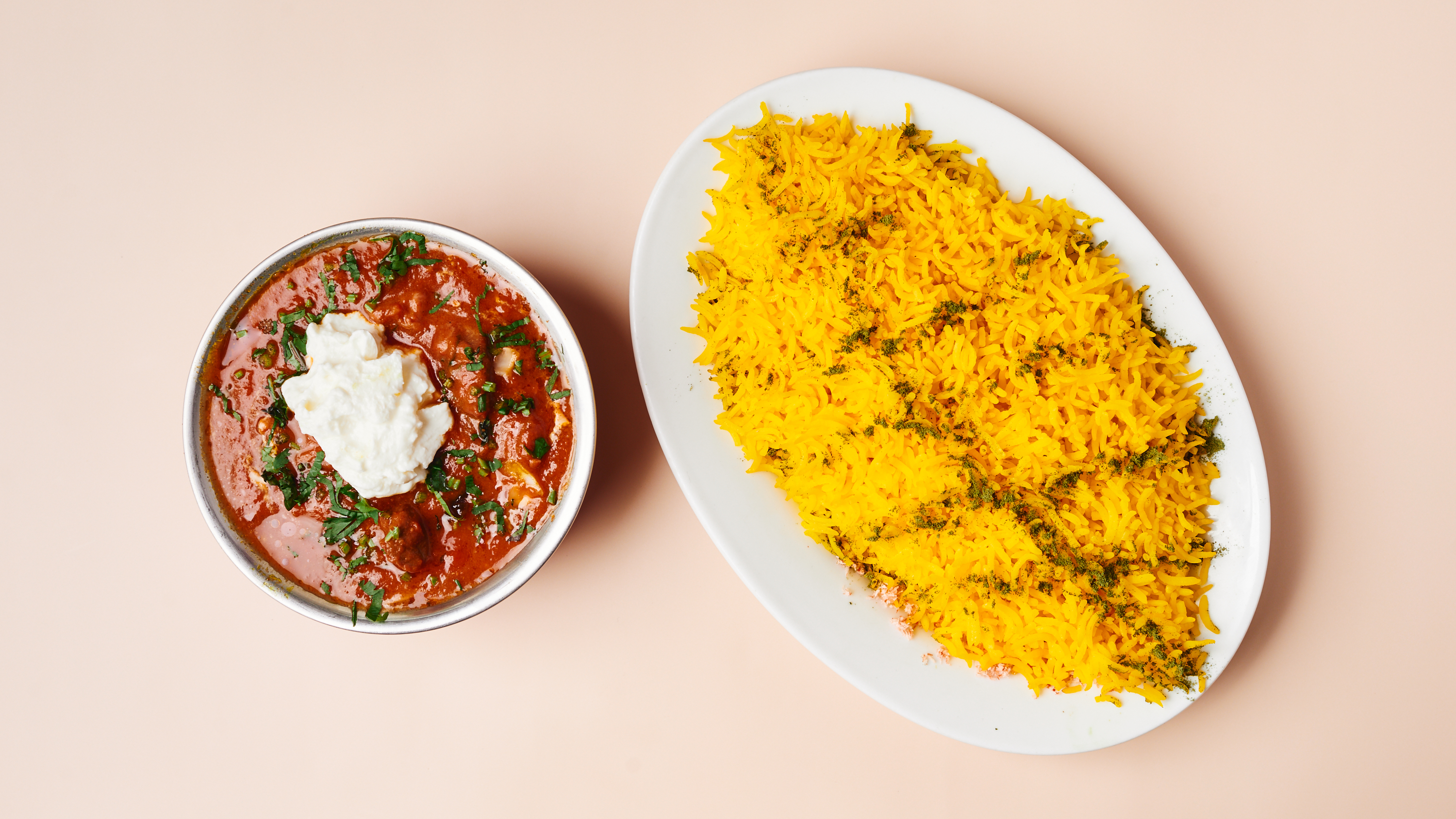 Arranged Food and Objects