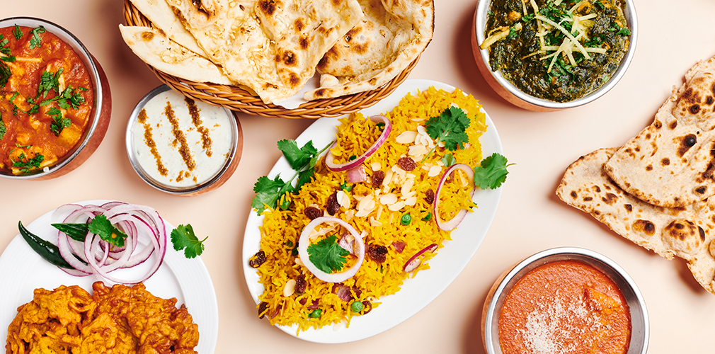 Arranged Food and Objects