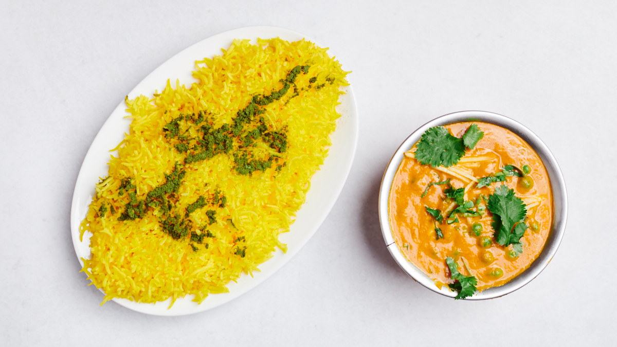 Arranged Food and Objects