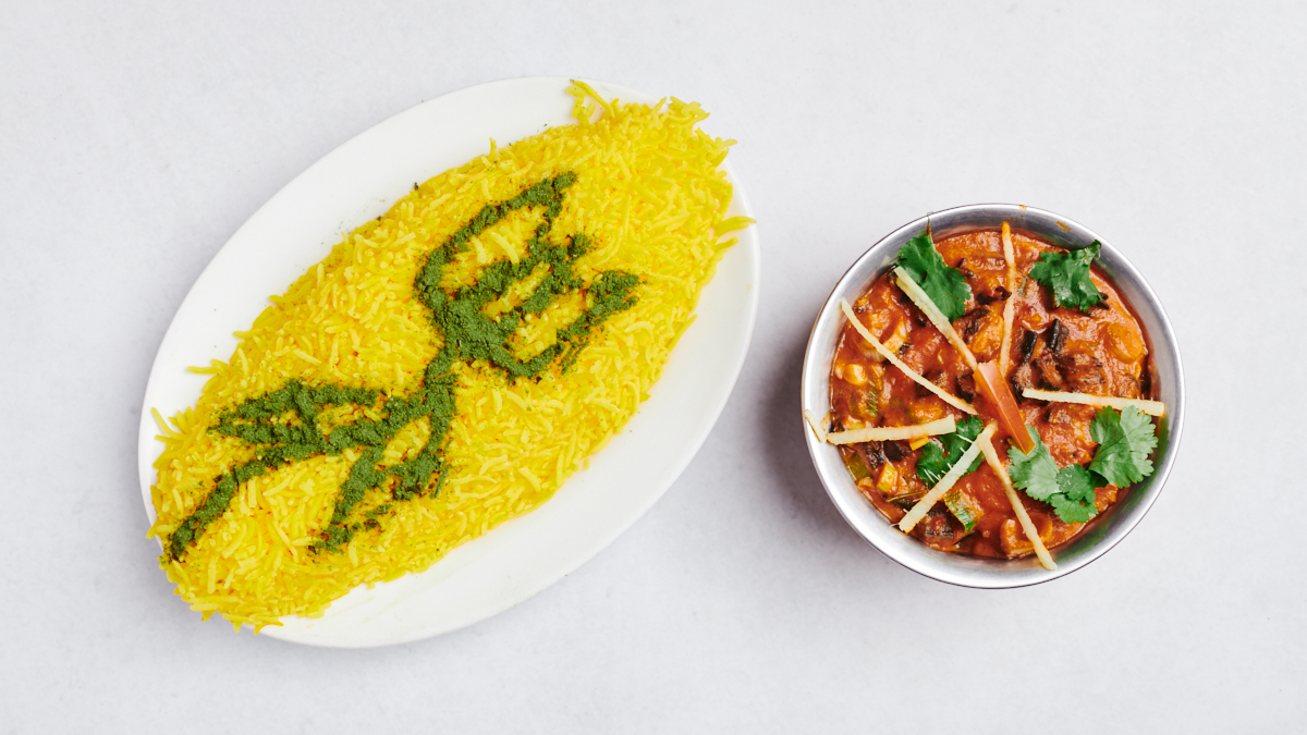 Arranged Food and Objects