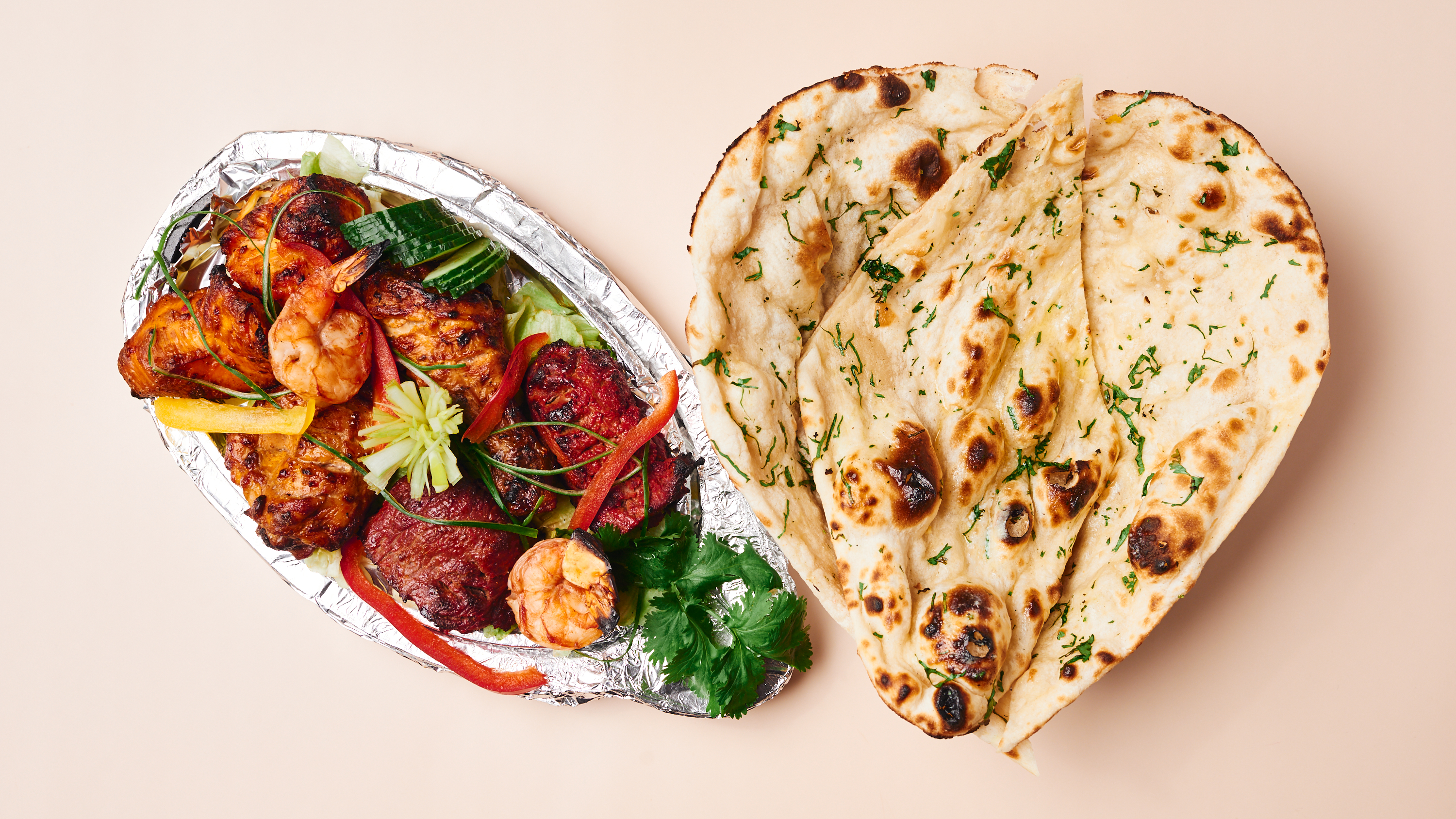 Arranged Food and Objects