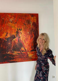 HEIKE LIN TRIEBEL mit WILD HORSES I, AUSTRALIA