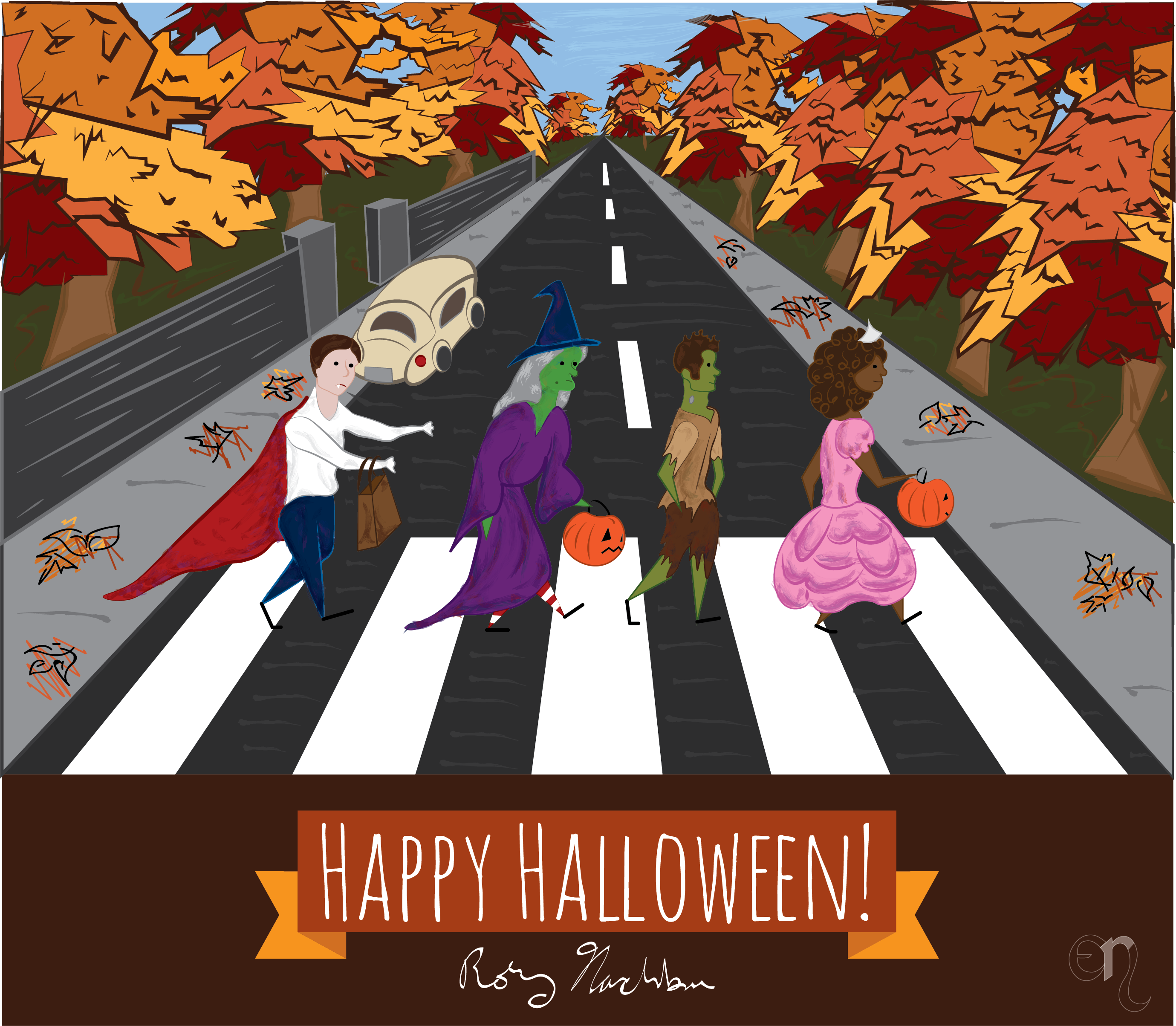 Trick or Treating on Abbey Road