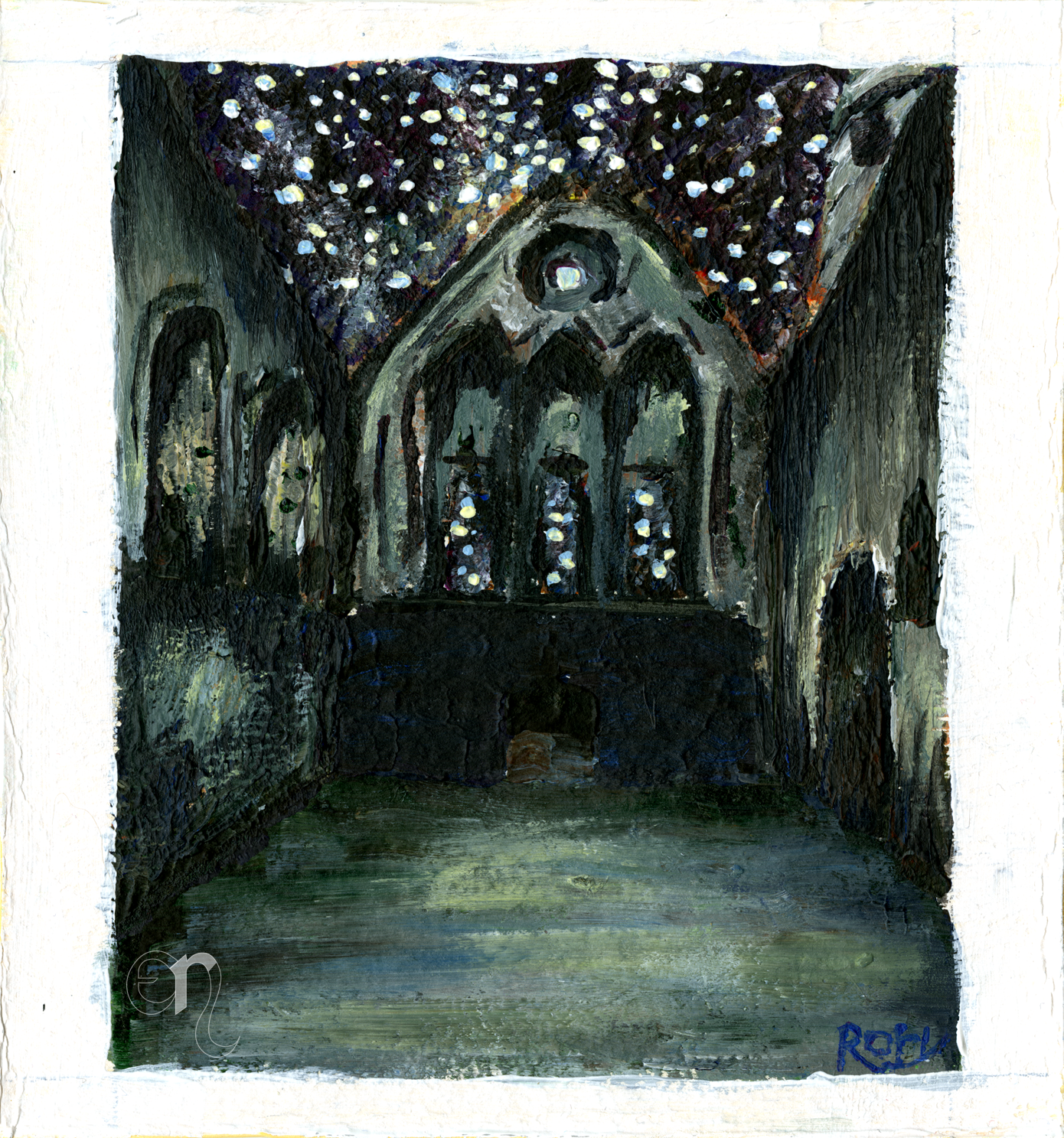 Cistercian Abbey with Stars