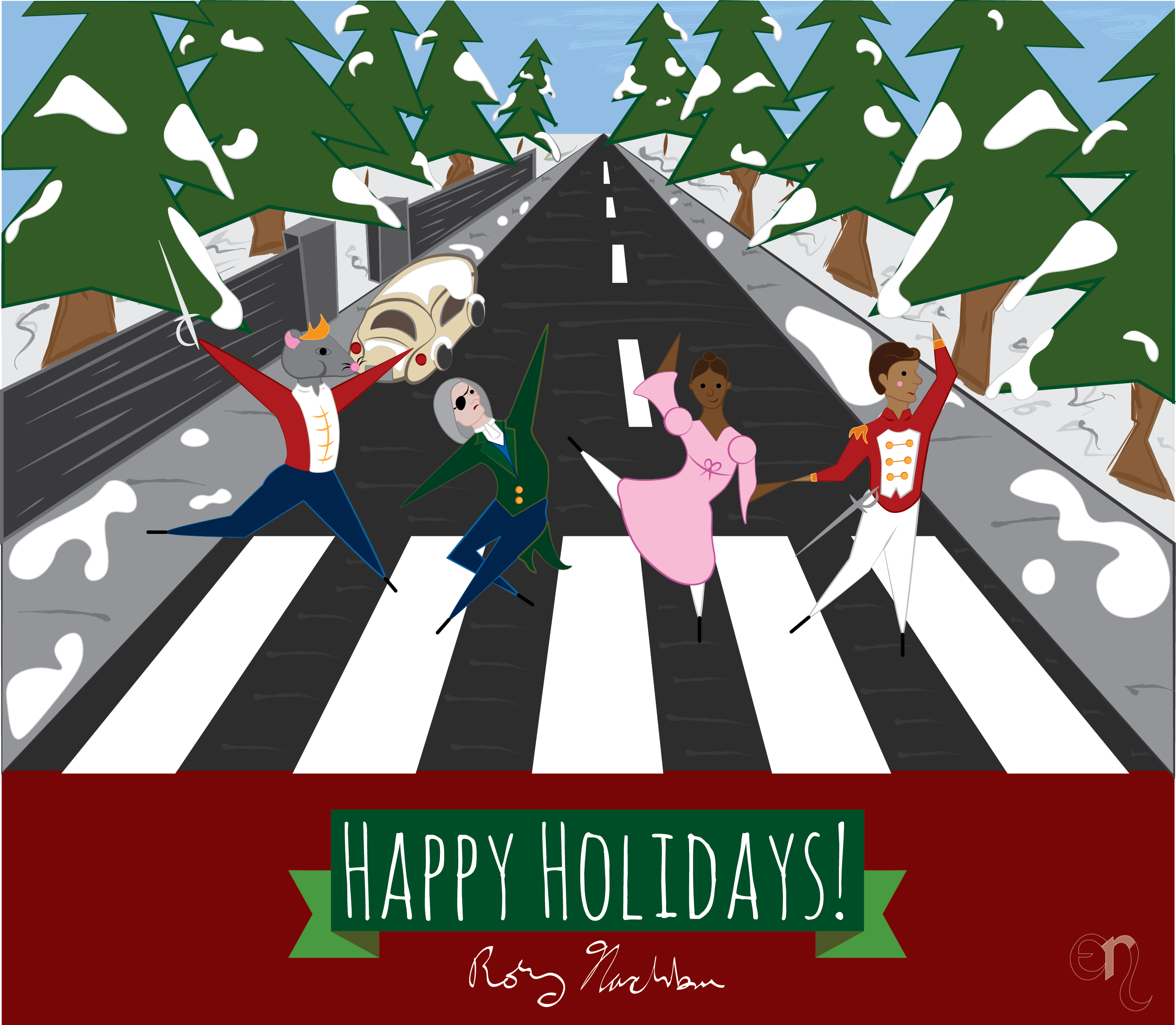 Pirouetting Across Abbey Road