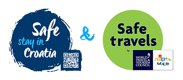 Safe stay in Croatia+WTTC Safe travels_s