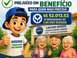 "Gestão Marcos Tameirão transforma dívida herdada em mais de R$ 52 mil para o Lar dos Idosos de Santana de Pirapama"