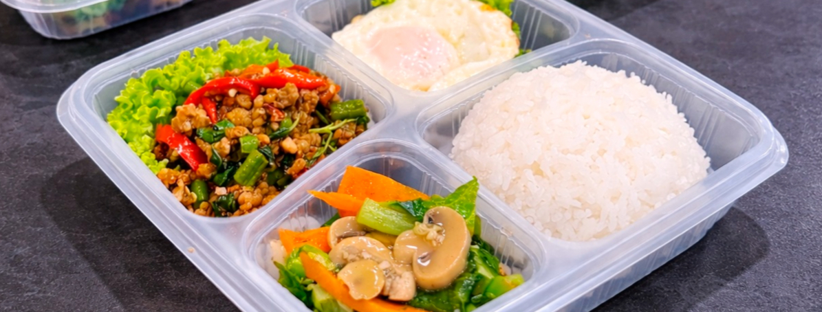 Arranged Food and Objects