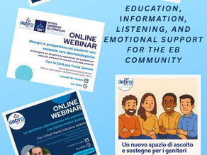 DEBRA Italy: Education, Information and Emotional Support