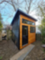 custom wood and metal shed