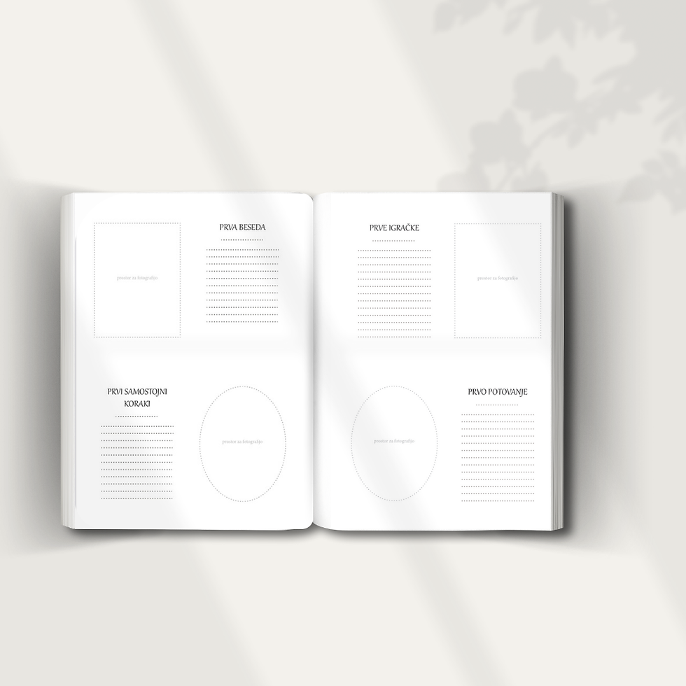 Sličica: Spominski ALBUM za dojenčke