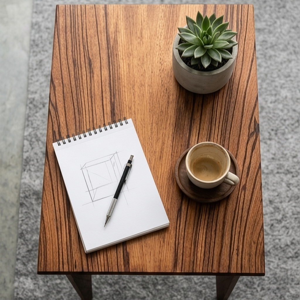 Abbaba | Walnut Side Table