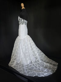 fishtail wedding dress replica