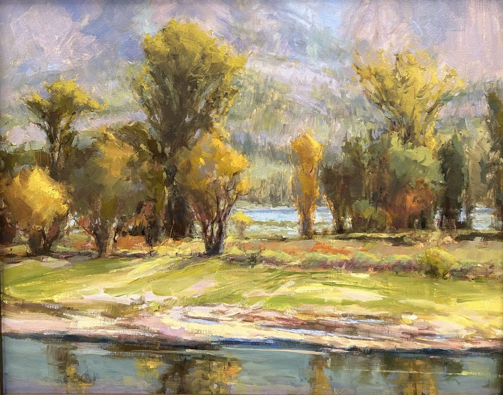 October Along the River Jaqueline Lukowski