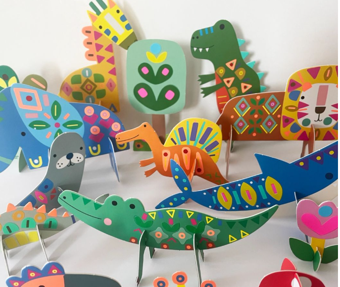 paper craft and art DIY shapes