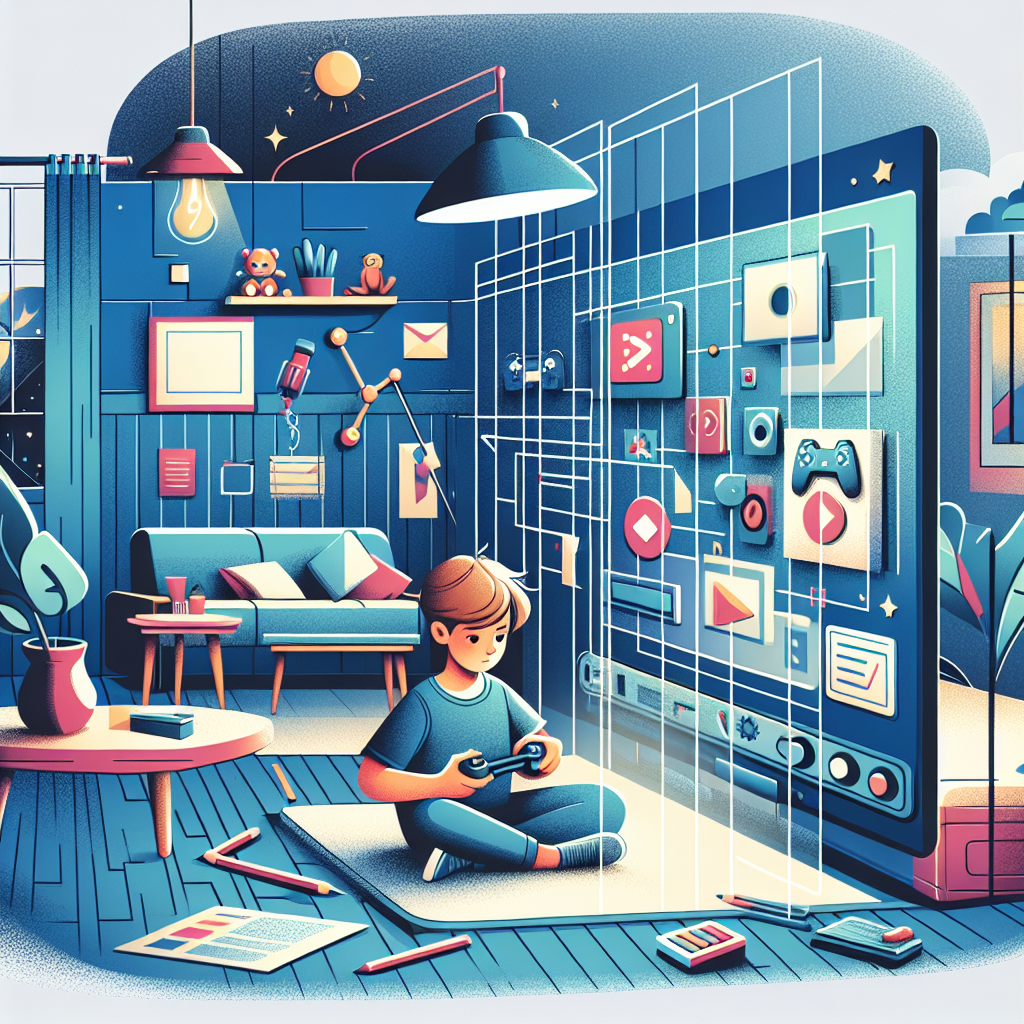 Child with Tablet
