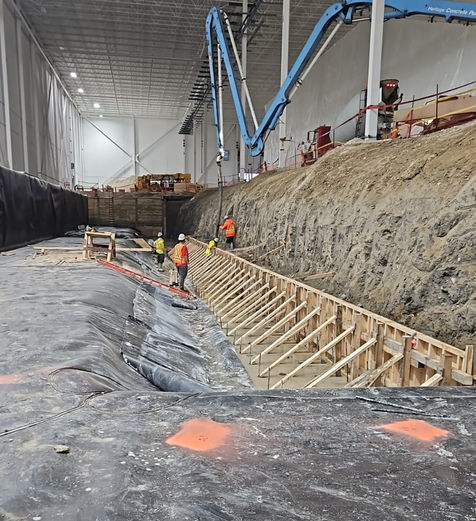 Our team, contracted by Lombardi Construction, was tasked with building the concrete structure.