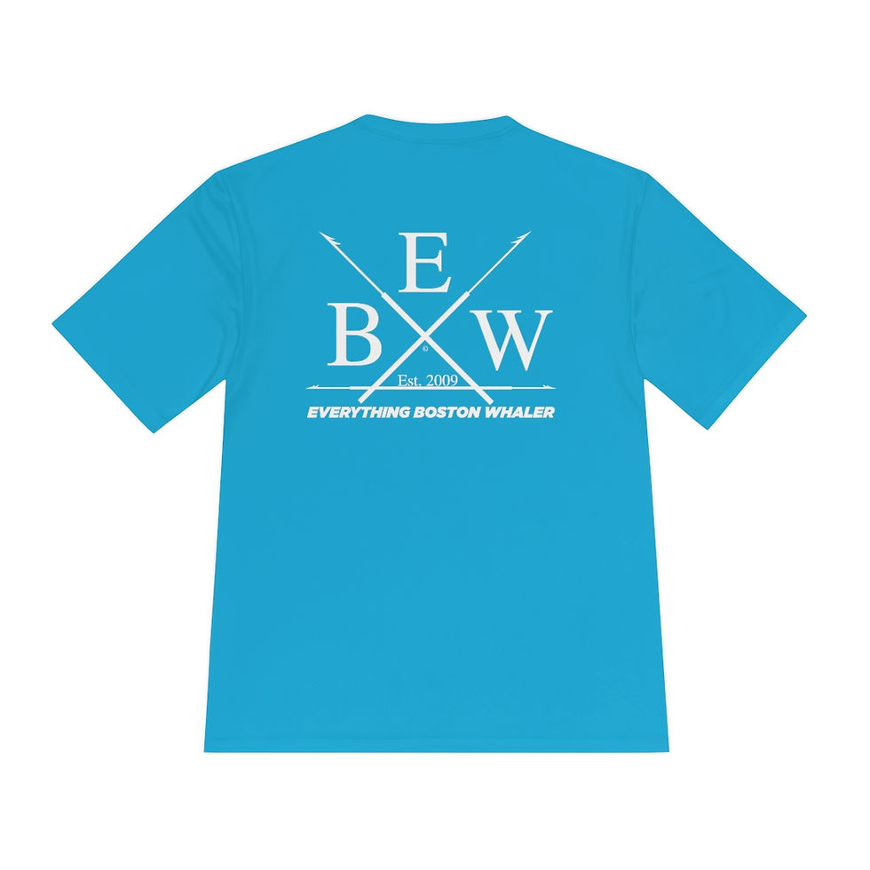 Thumbnail: EBW Short Sleeve DryWick White-Harpoons Front-White Harpoons Back