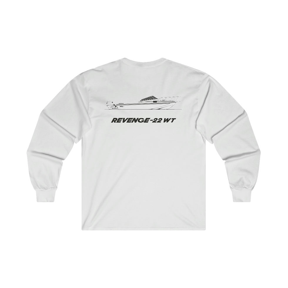 Thumbnail: Cotton Long Sleeve EBW Crossed Harpoons Front / 22 Revenge WT Whaler Drive Back