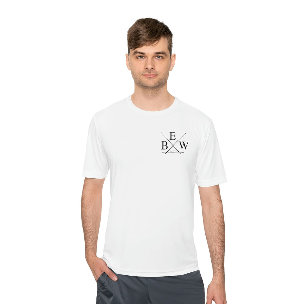 Thumbnail: EBW Short Sleeve DryWick Black-Harpoons Front / 22 outrage Whaler Drive Back