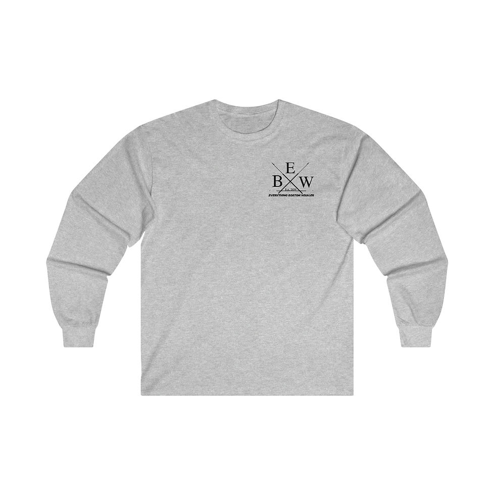 Thumbnail: Cotton Long Sleeve EBW Crossed Harpoons Front / Outrage Flag Back