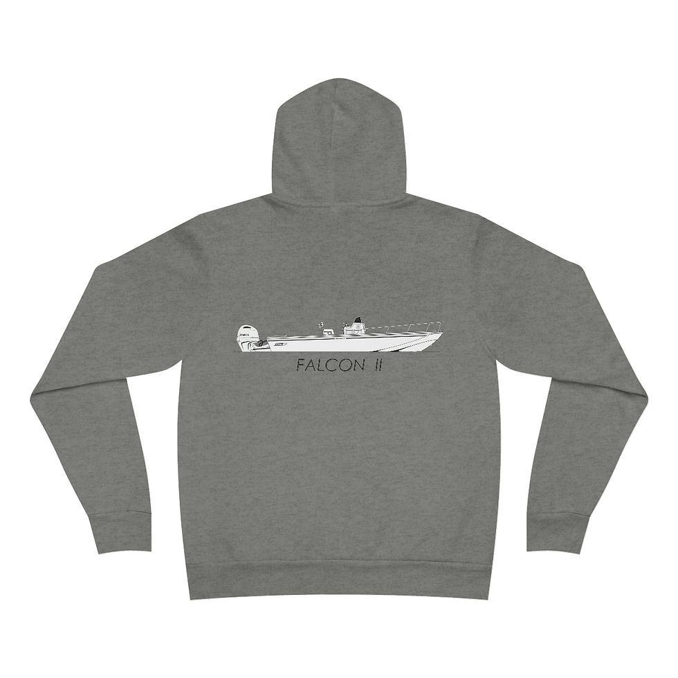 Thumbnail: Laster 25 Outrage Whaler Drive Falcon II Cotton T-Shirts HOODIE