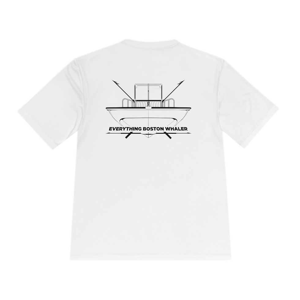Thumbnail: EBW Short Sleeve DryWick Black-Harpoons Front-Black Montauk Harpoons Back