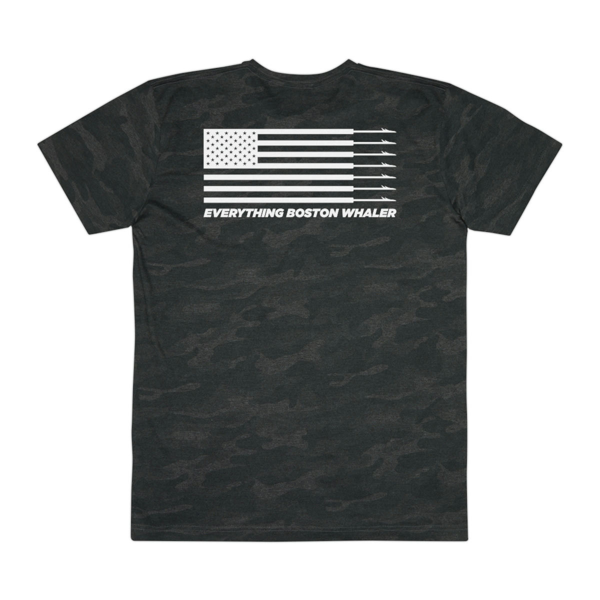 EBW Cotton Blend Camo Crossed Harpoons Front - Flag Back