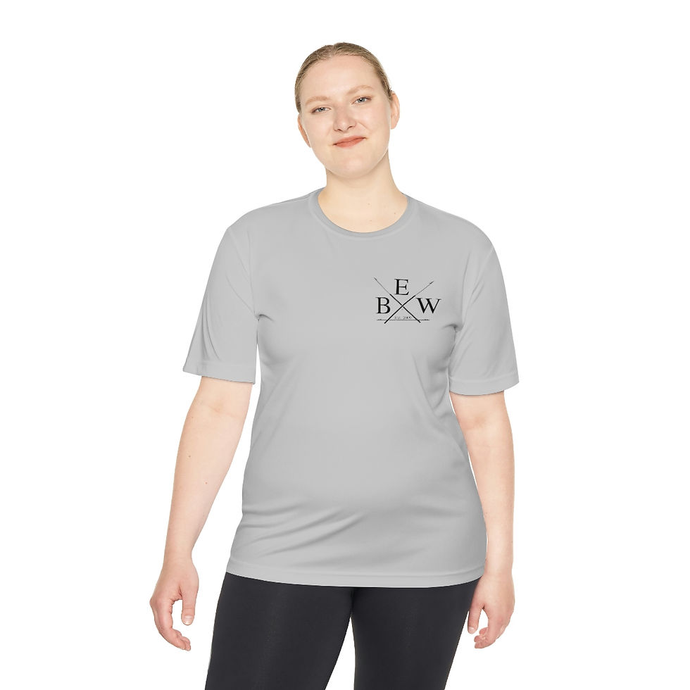 Thumbnail: EBW Short Sleeve DryWick Black-Harpoons Front / 22 Revenge WT Whaler Drive Back