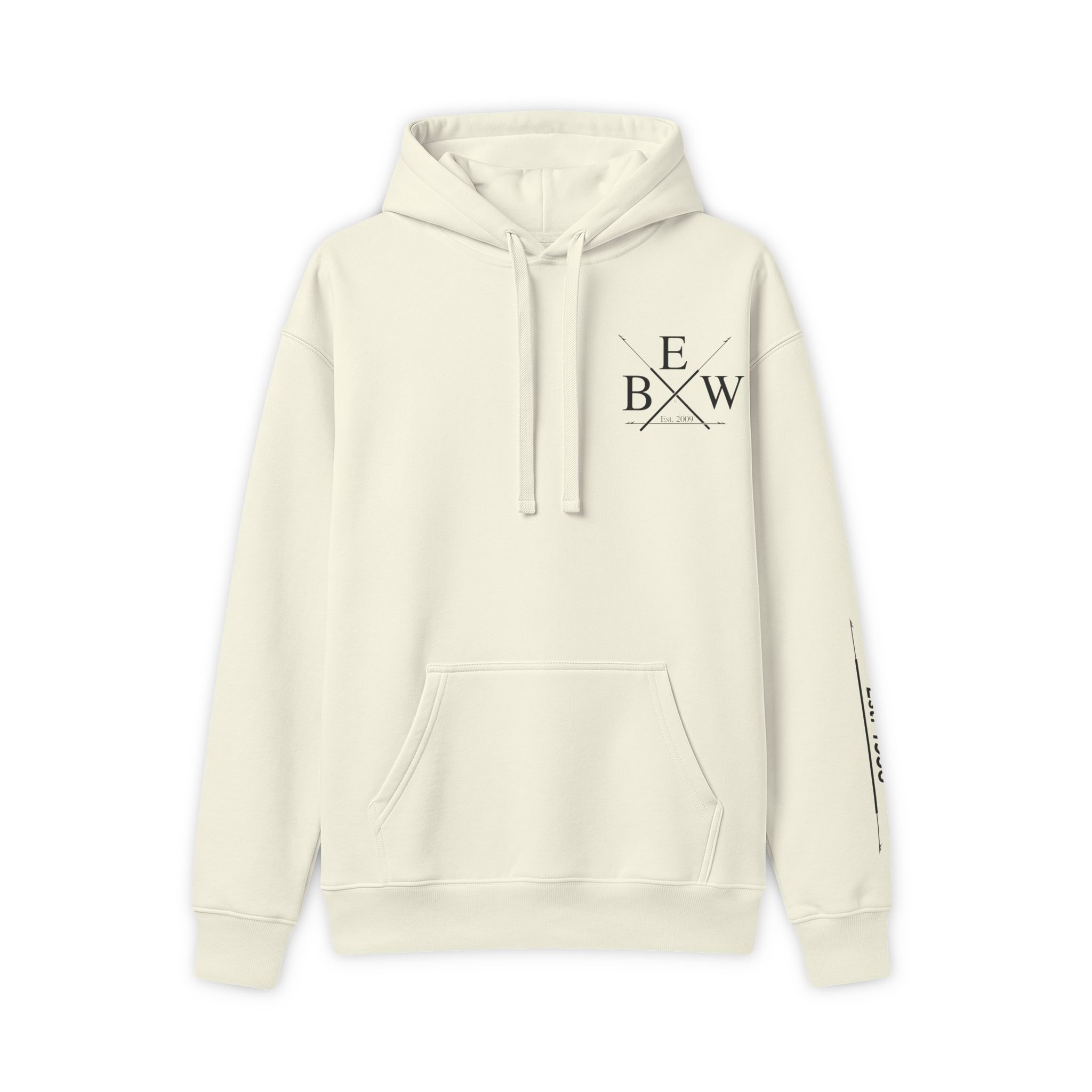 EBW Heavyweight Hoodie - Crossed Harpoons Back