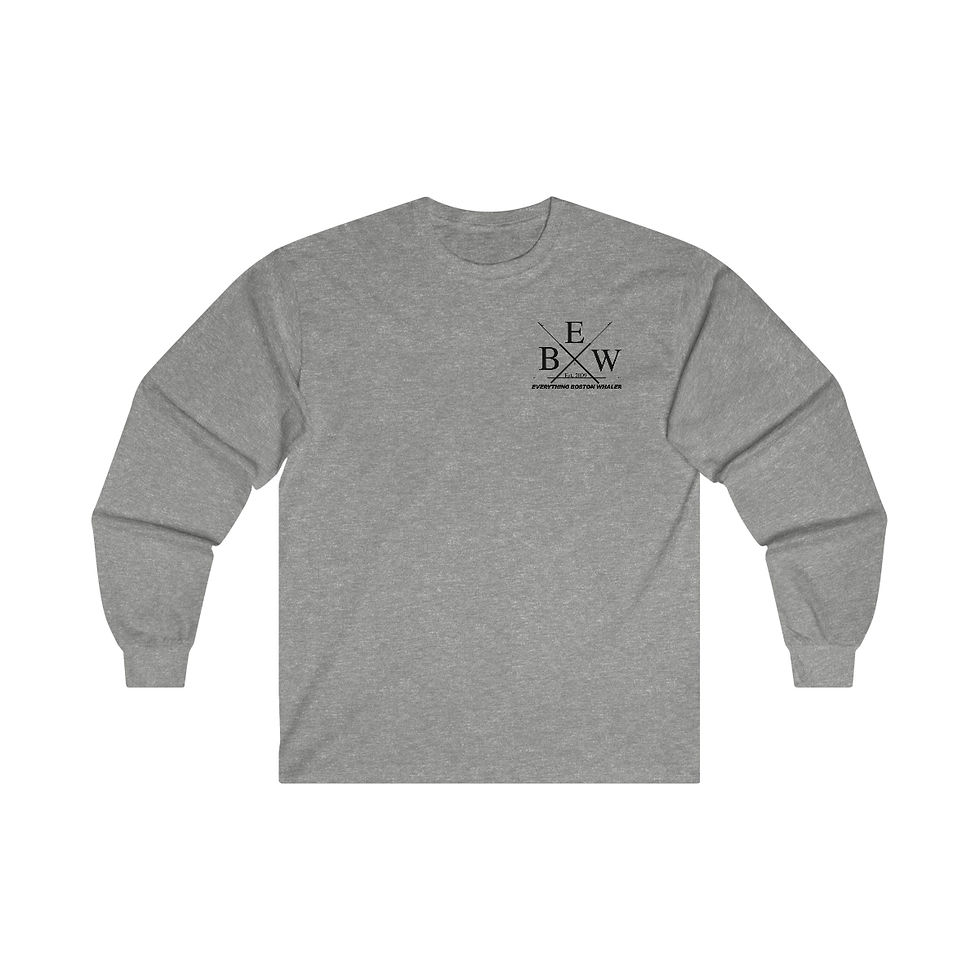 Thumbnail: Cotton Long Sleeve EBW Crossed Harpoons Front / Full Color 15 Sport Back