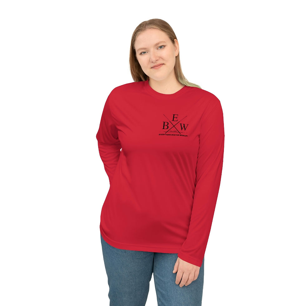 Thumbnail: EBW Long Sleeve Dry Wick / Black / Crossed Harpoons Front & Back