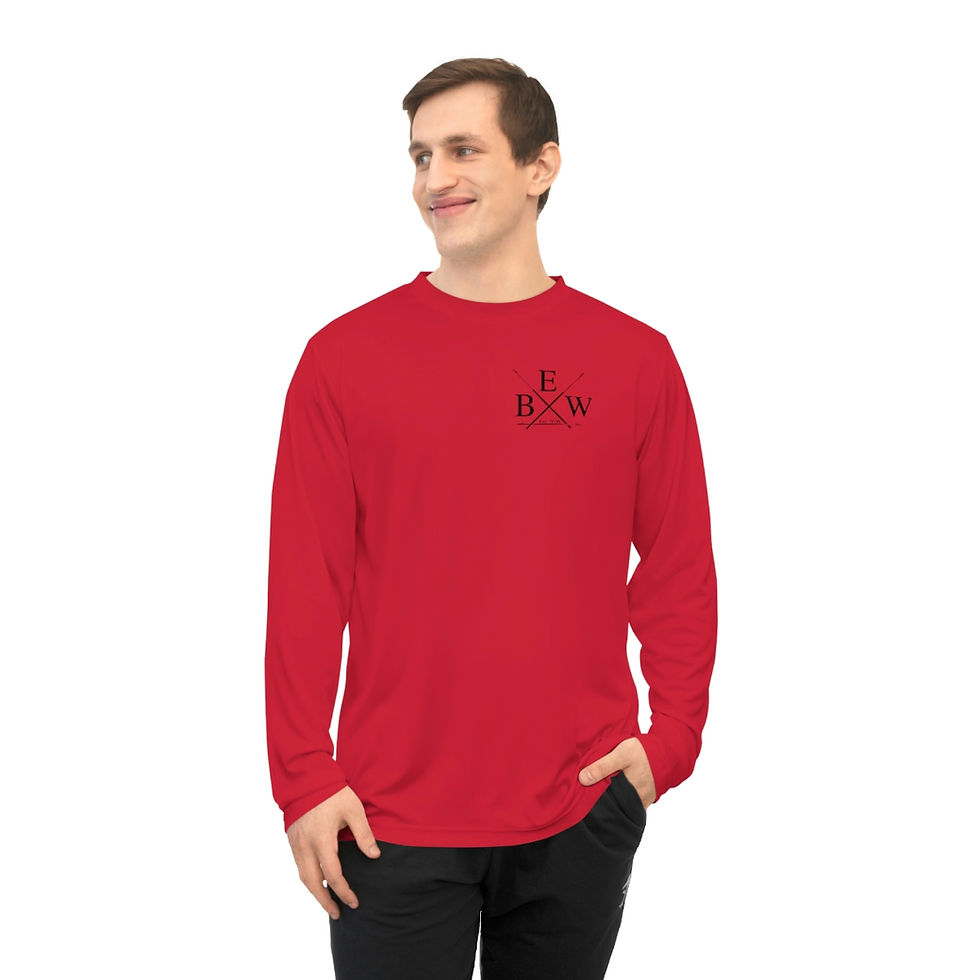 Thumbnail: EBW Long Sleeve Dry Wick / Crossed Harpoons Front / 19 Outrage back