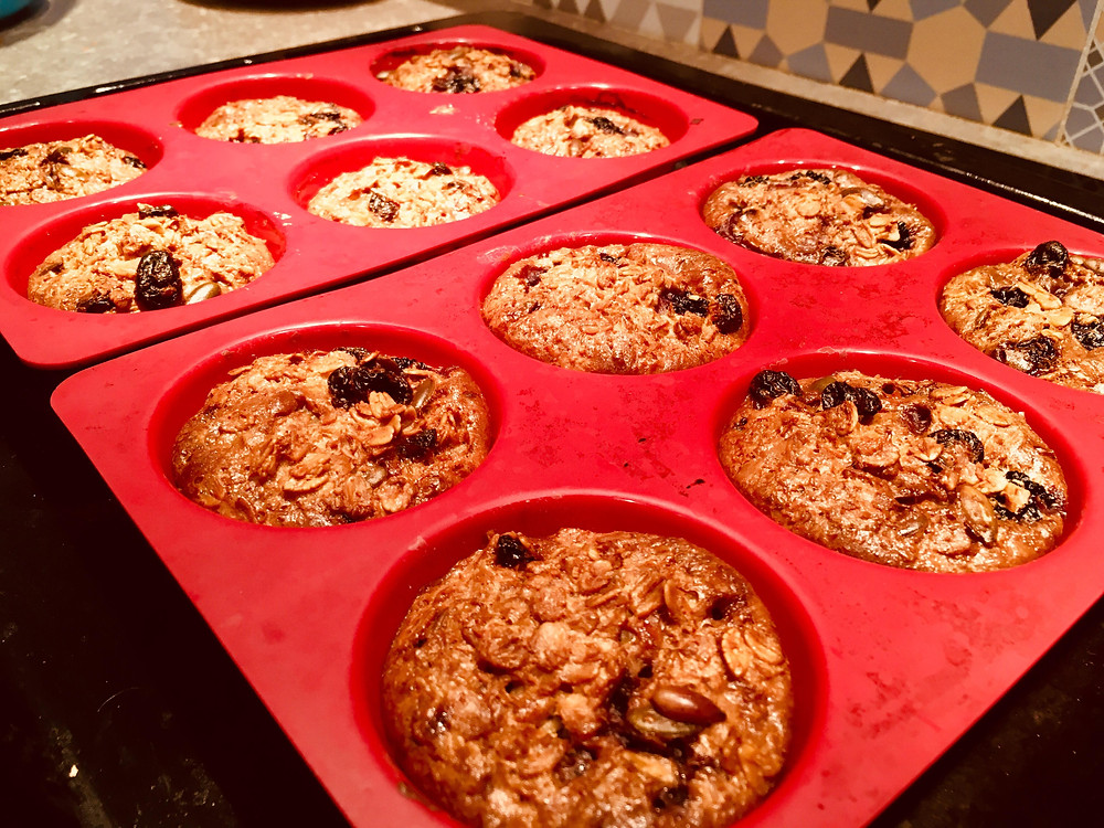 muffins avoine fruits secs